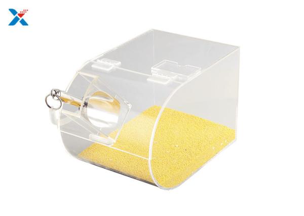 Plastic Acrylic Packaging Box High Transparency For Grain Food Acrylic Millet Dispenser