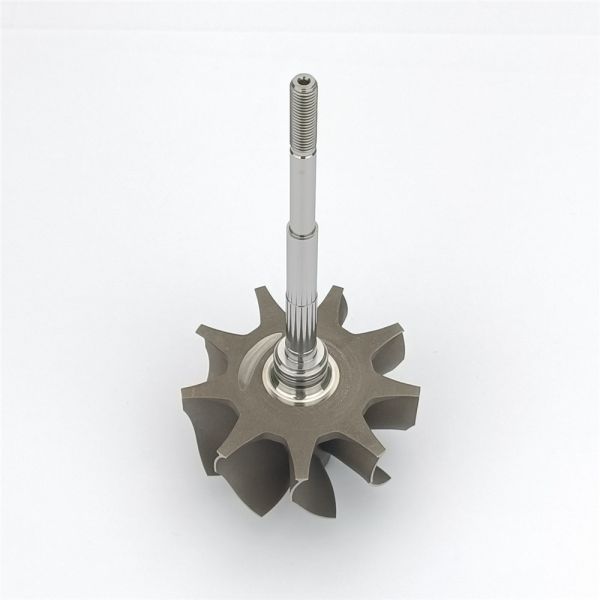 GT35R GTX3582R  Turbo Spare Parts Wheel Shaft For 62.35mm X 68mm 9 Blades Turbochargers