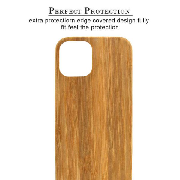 Случай телефона грязи устойчивый выгравированный деревянный на iPhone 12