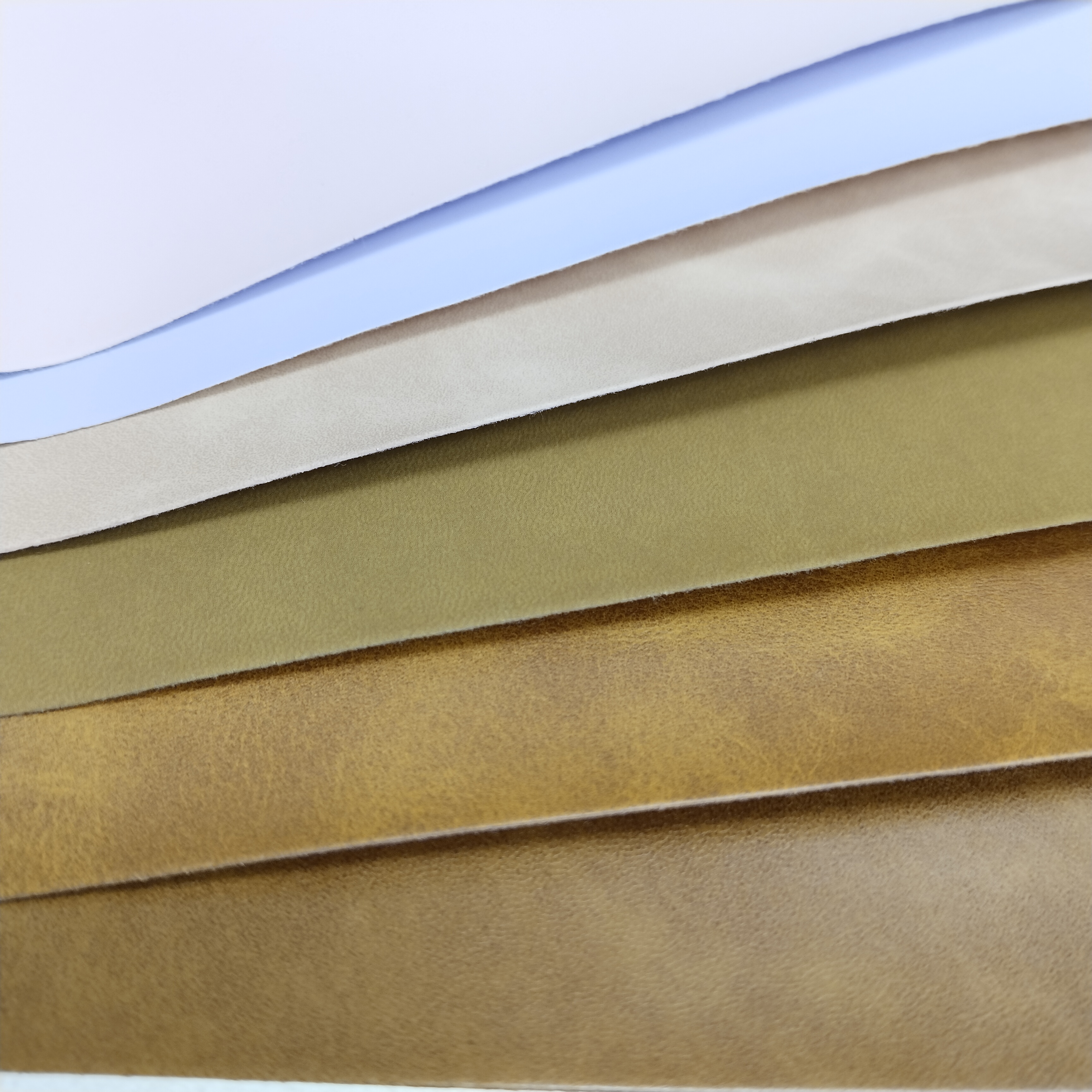 Custom Uphloster Solid Color Hot Stamping PU Synthetic Leather Fabric Thermal Leather Fabric for Book Hard Cover Making