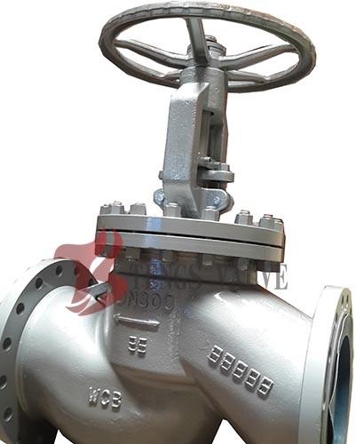 Rising Stem Industrial Globe Valve , Gear Operated Globe Valve Manual