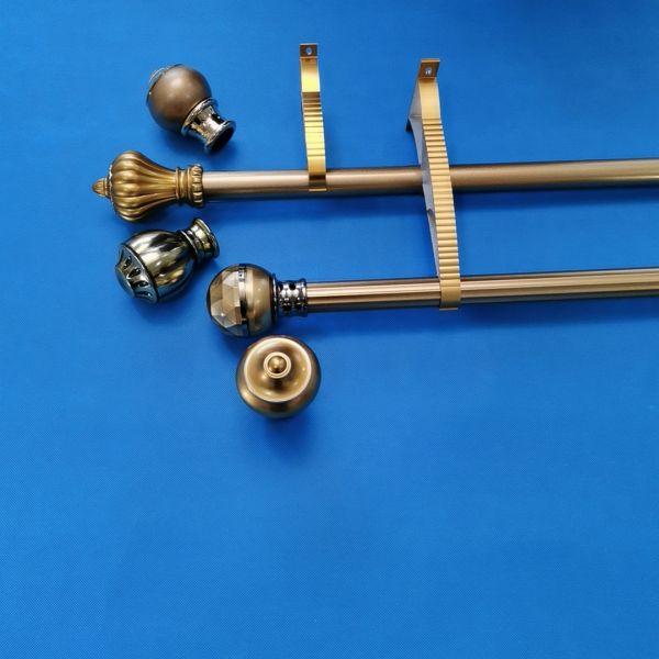 European Style 0.35mm 28mm Steel Pipe Curtain Rods
