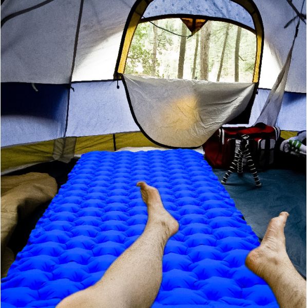 Air Mattress 40D Nylon Inflatable Sleeping Pad