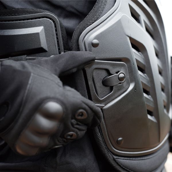 FOX-101 Военный полный пластиковый костюм против беспорядков Армейская полиция