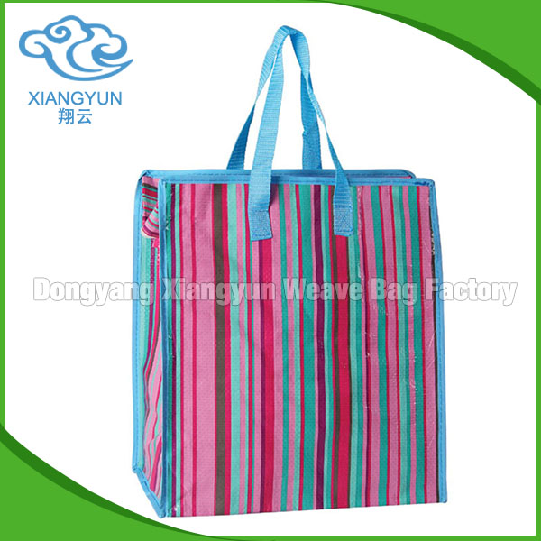 Spot Printing PP Woven Shopping Bag Recycled Plastic Woven Bags ODM