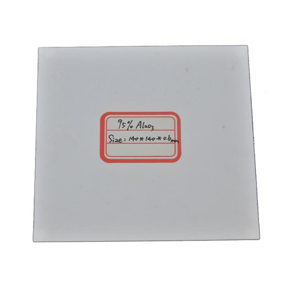 High Temperature Alumina Ceramic Plate 9 Mohs With 8.9 X 10-6/K Thermal Expansion
