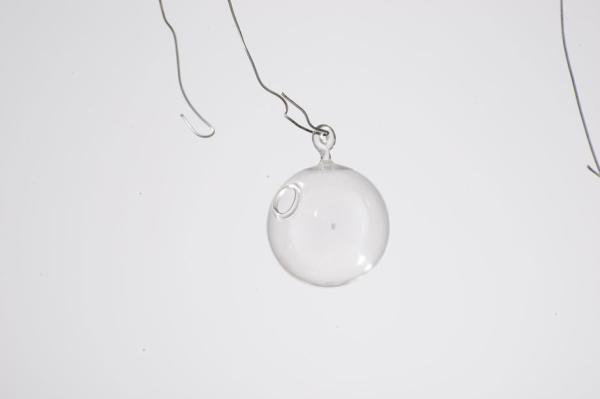 Candle holder,  Heat-resistant  glass, borosilicate glass, decorative glass, hanging ball, flower vase