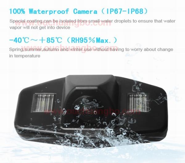 Ouchuangbo Wireless HD CCD Car Parking Reversing Camera for Honda accord 2008 OCB-T6812