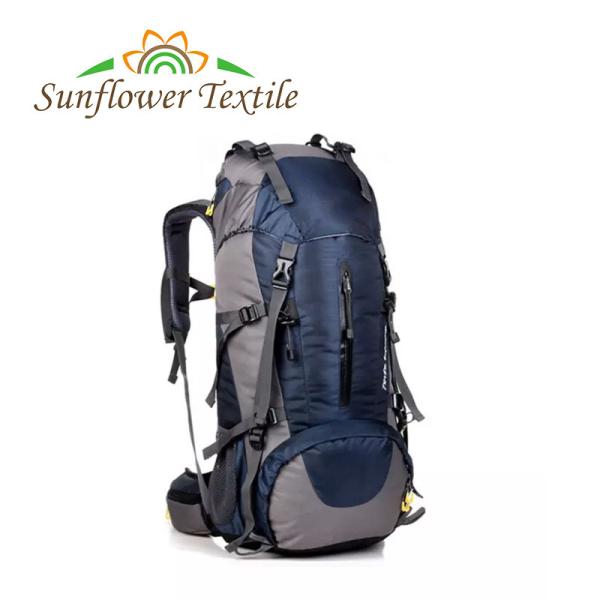 alpinismo de nylon da trouxa do saco seco do verde do exército 36-55L que caminha a trouxa de acampamento