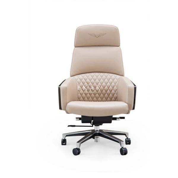 Modern Design Leather Executive Office Chair With Wheels W001S21