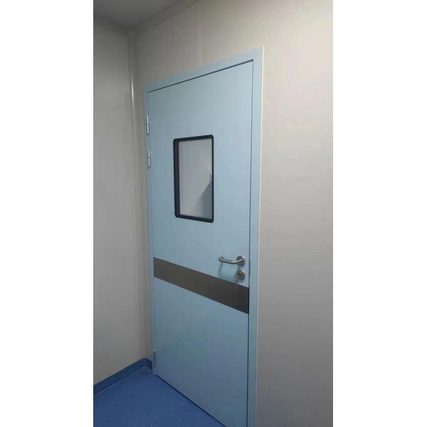 Customized Powder Coated Metal Swing Door For Cleanroom Medical Offices