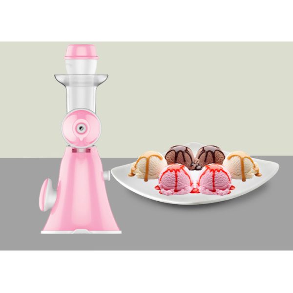 Mini Hand Ice Cream Maker No Electricity Hand Operated Portable Fruit Juicer