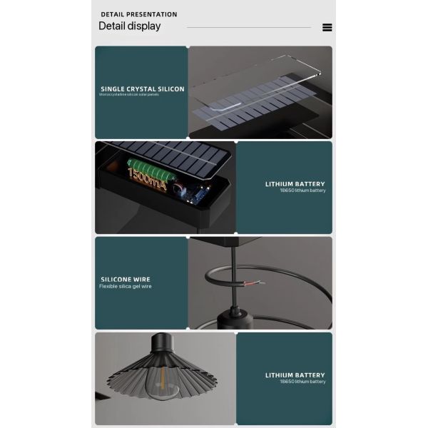 IP54 Solar Wall Light 10W Outside LED Garden Light también disponible