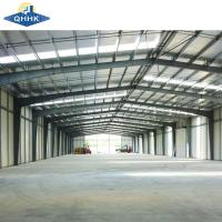 Large Span Prefab Portal Steel Structure Workshop / Metal Warehouse para armazenamento espaçoso