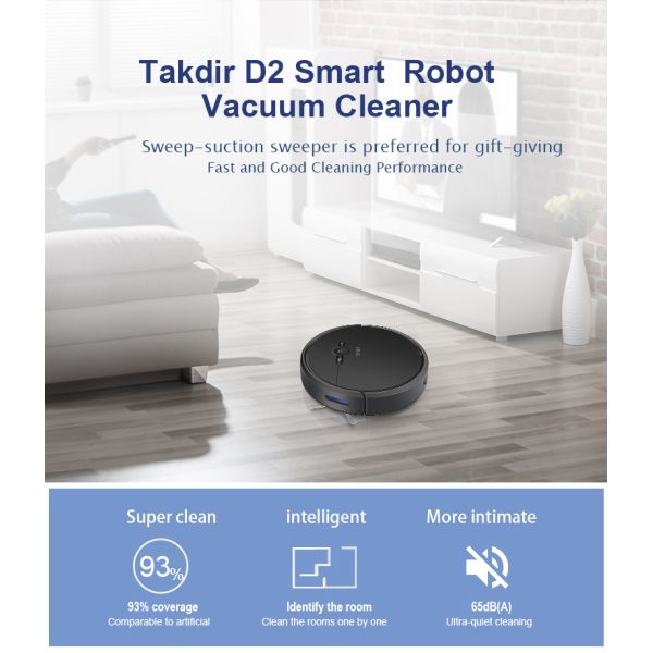 12V Cheaper Automatic Robot Vacuum Cleaner ABS Material With Smart Cleaning Mode