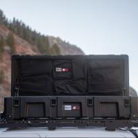 Cas de rangement de grande capacité sur le toit d'une voiture 128L