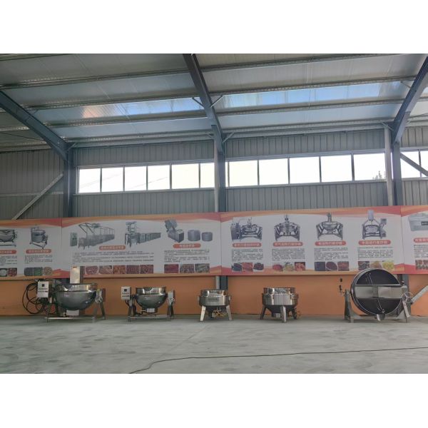 Electric Heating Semi-automatic Planetary Jacketed Kettle Efficient Sandwich Pot with Agitator Mixer