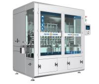 50-1000 ml de control PLC Pesticida 12 boquillas Máquina automática de llenado de pistón