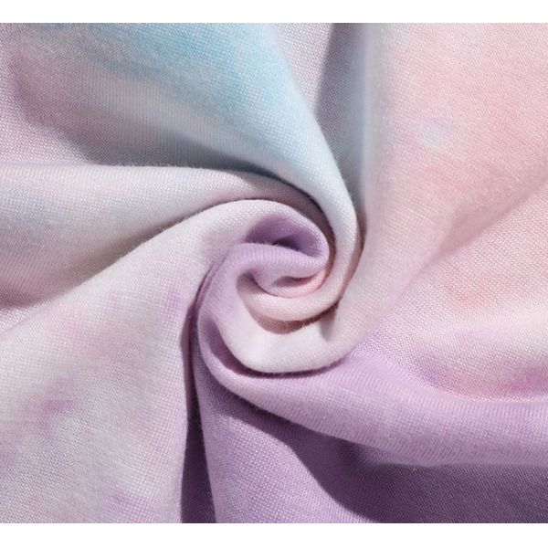 Женщин фуфаек печати фуфайка шеи экипажа краски связи случайных пустых слишком больших милая розовая пустая