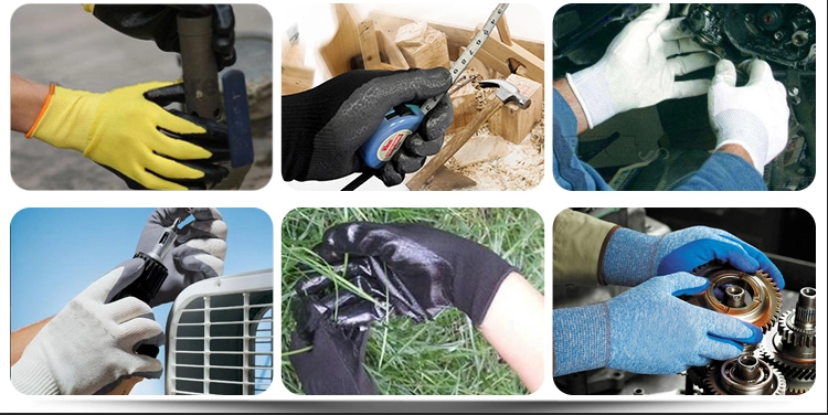 Sandy Nitrile Coated Premium Defense Cut Resistant Gloves For Construction