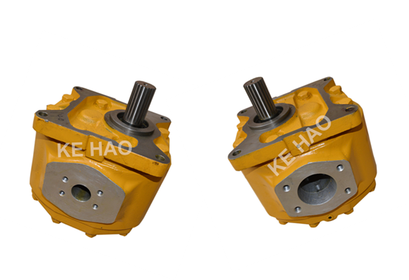 Bomba de la niveladora D15 de D60 17441-67502 D65 07443-67503 D85 07444-66200/bombas de engranaje hidráulicas del arrabio color platas