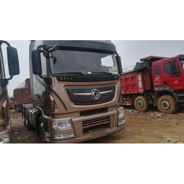 Dongfeng EURO V Used Tractor Truck 7560×2500×3030mm LNG/CNG Fuel Type