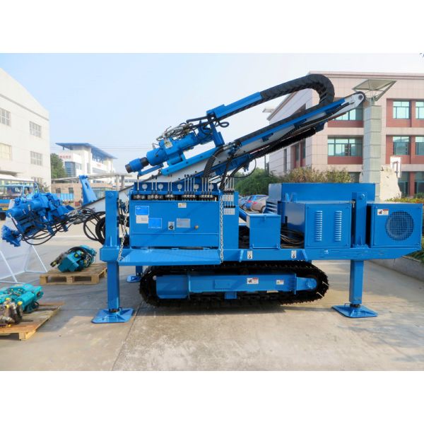 Глубина гидравлической буровой установки анкера буровой вышки привода верхней части удара сверля 80-100 метров