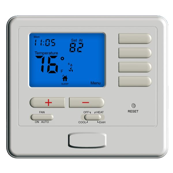 2 термостат 7 дней жары 2 холодный Programmable для теплового насоса с вспомогательной жарой