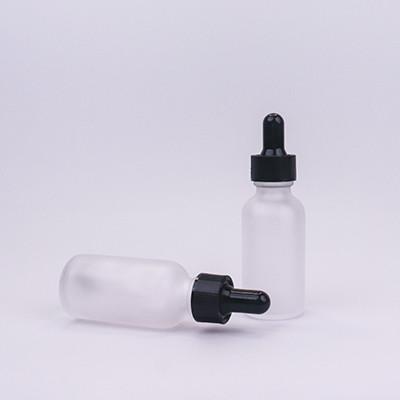 20/400 Botellas de goteador congeladas Botellas de goteador de ojo vacío transparentes Botellas de goteador de vidrio personalizadas para aceite esencial