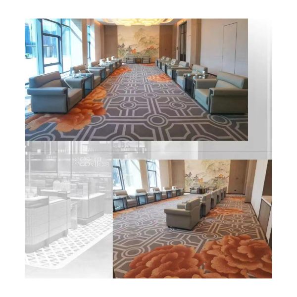 Modern Style 100% Wool Fire Resistant Wall to Wall Carpet for Commercial Flooring