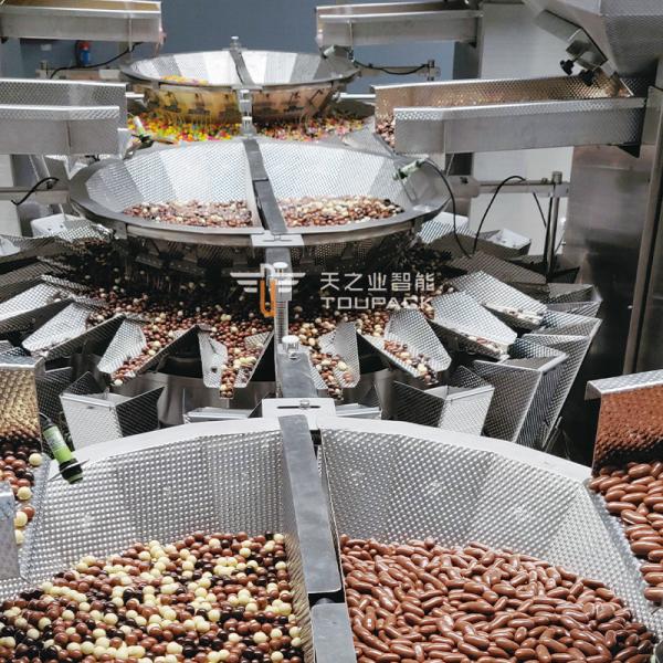 Máquina automática de envasado de chips de yuca 60-100 BPM 220V