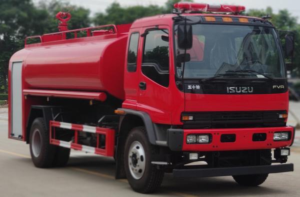 Caminhão de bombeiros 240HP 6 rodas com tanque de água 10T multifuncional