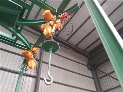 Limpeza estrutural das peças da máquina da explosão disparada de ganchos do dobro do controle do PLC