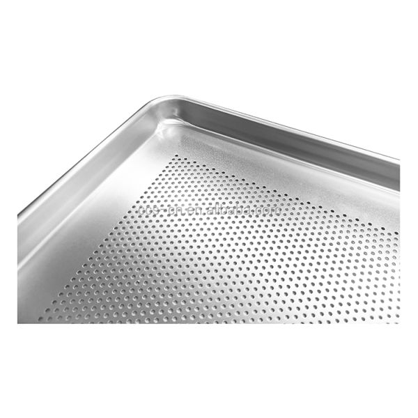 18 ''* 13 '' * 1 '' 1,2 мм Нижний перфорированный противень для выпечки хлеба для гамбургеров или гамбургеров или булочек для хот-догов, алюминиевая форма для выпечки хлеба