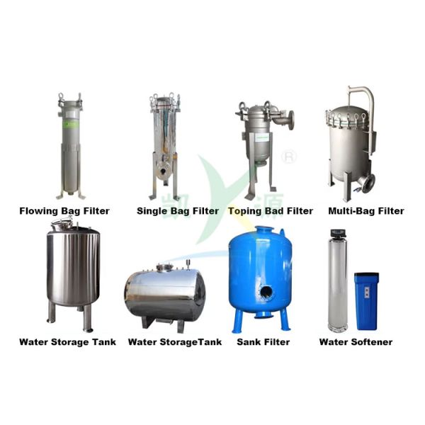 Mirror Polish Water Treatment Accessories SS304 SS316 Stainless Steel Filter Tank / Pre Treatment Tank