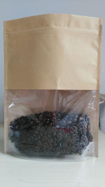 Customized Paper Bags Recyclable Stand Up Brown Kraft Paper Bag OEM