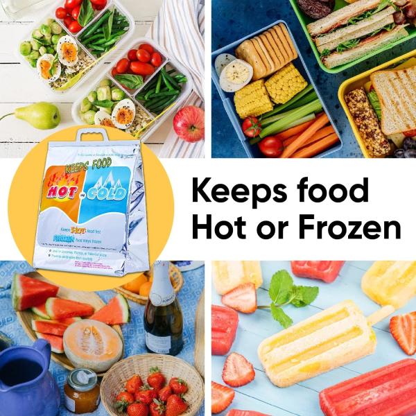 Hot And Cold Insulated Bags For Food Delivery, Grocery Shopping Bags, Food Storage For Hot Frozen Food For Travel