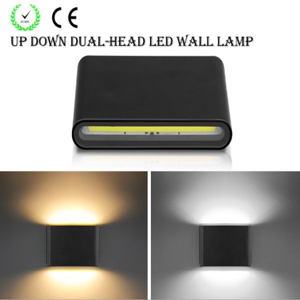 Slim LED Wall Light 6W 10W IP65 Waterproof AC85-265V