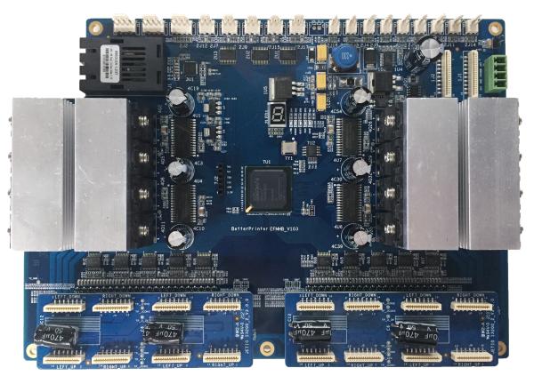 Impressora a jato de tinta principal Board de Digitas de matéria têxtil I3200 oito USB3.0