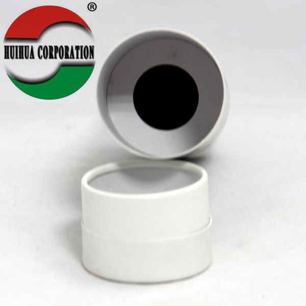 Cosmetic Bottle Packaging Perfect Curling White Cardboard Paper Tubes SGS-FDA