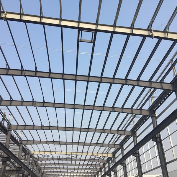 Anti Rust Coated Construction Materials Prefab Industrial Warehouse Workshop Structure Fabrication