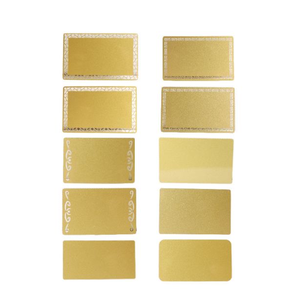 Double Sided Metal Aluminum Sublimation Business Card Blanks