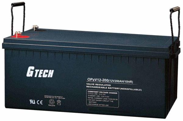 High Capacity Agm Lead Acid Battery OPzV Series Better Charge Acceptability