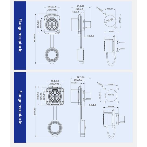 Cnlinko Connector Manufacturer LP20 M20 3 Pin IP68 Screw Type Pin Wiring Screw Wire Connector Electrical