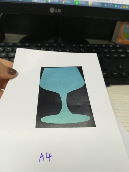Impresión de pantalla con solvente tinta de marca de agua para documentos de seguridad