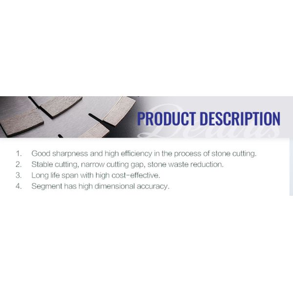 Топ- Базальтовый камень алмазные режущие инструменты сегмент для Мексики и Индонезии 1200 мм 1400 мм