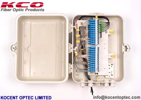Outdoor Fiber Optic Terminal Box IP65 1*16 2*16 Splitter Type SMC ABS