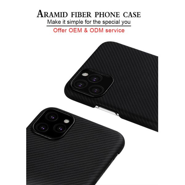 Dirt Resistant iPhone 11 Cover Aramid Carbon Fiber iPhone Case Case