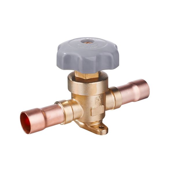 HONGSEN KM-3/8SAE Diaphragm Hand Shut-Off Valve New Condition HVACR Components for Refrigeration Advertising Industry 1 Year
