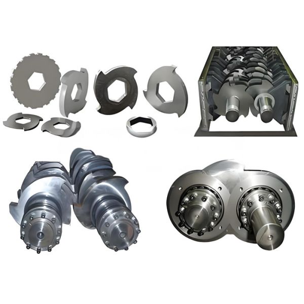 Высококачественные пластиковые лопатки для измельчения отходов от утилизации мусора с материалом H13